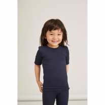 NAME IT Modal Slim Tee Kabexi Dark Sapphire